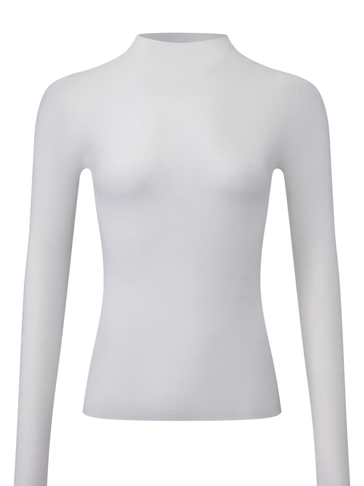 Ivory mock neck sample
