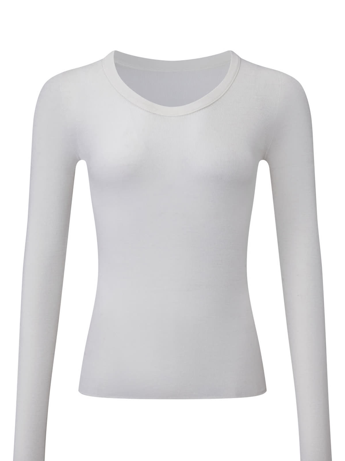 Oval neckline real sample